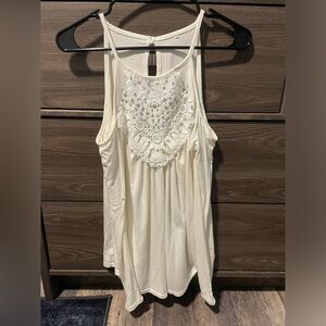 White Long Sleeve Dance Top